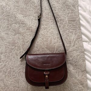 Leather Saddle Bag